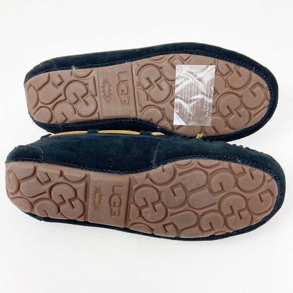 UGG | Dakota Slipper Black Suede Women's 6 - Picture 8 of 10